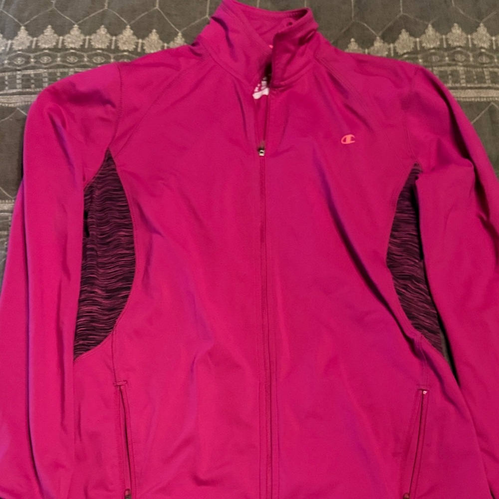 Champion Women's Fuchsia Full-Zip Jacket